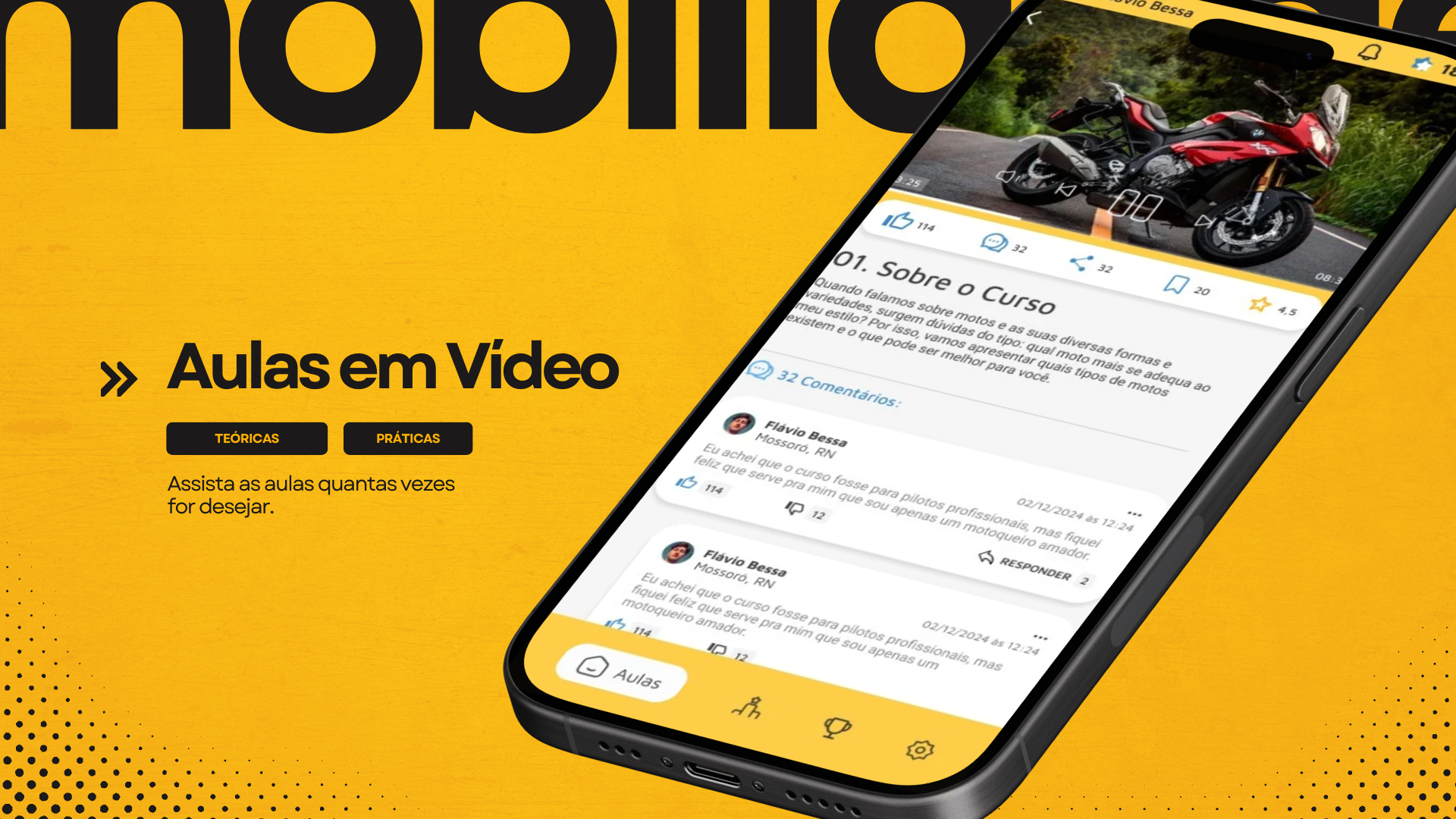 slider - aulas em video